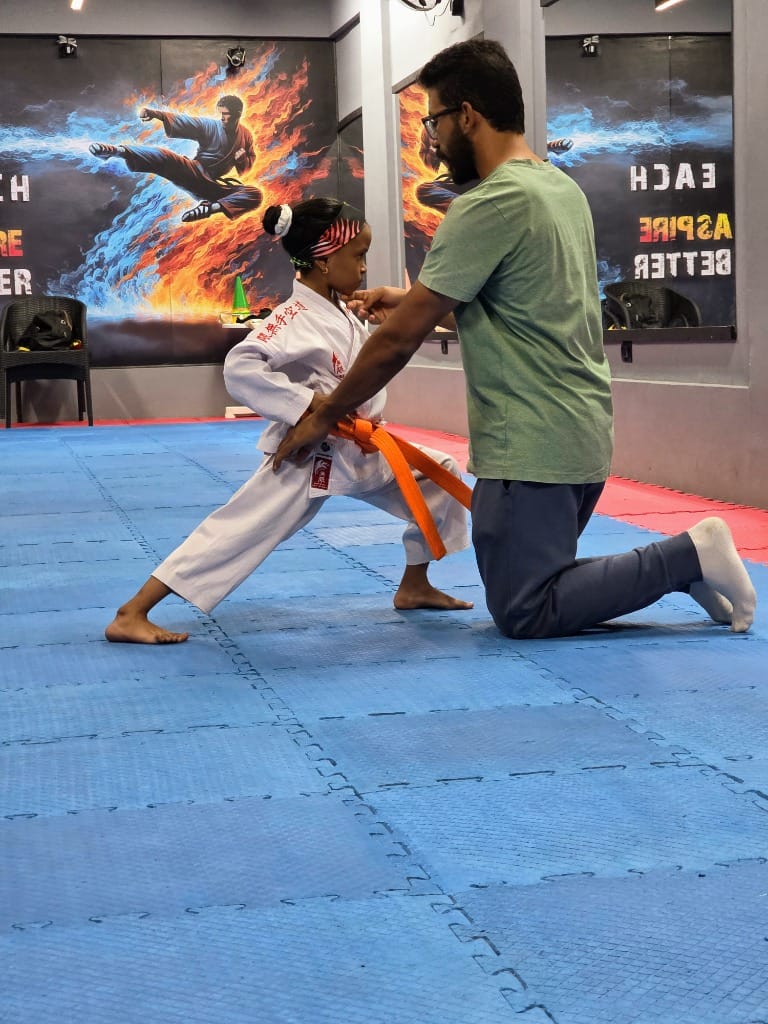 تدريب كاراتيه - أكاديمية أسباير